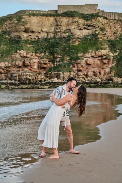 Tynemouth engagement photoshoot north east Monika Meska photography