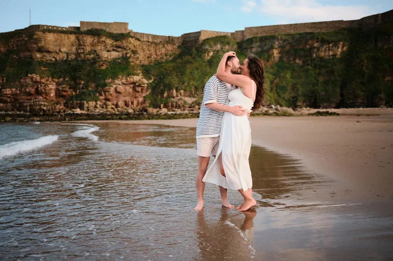 Tynemouth Engagement Photoshoot, North East England.