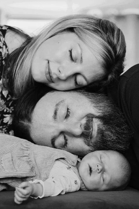 Natural in home newborn photographer in Newcastle upon Tyne north east england Northumberland