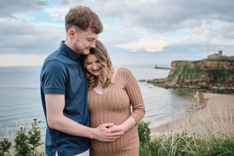 Maternity Photoshoot in Tynemouth | North East England