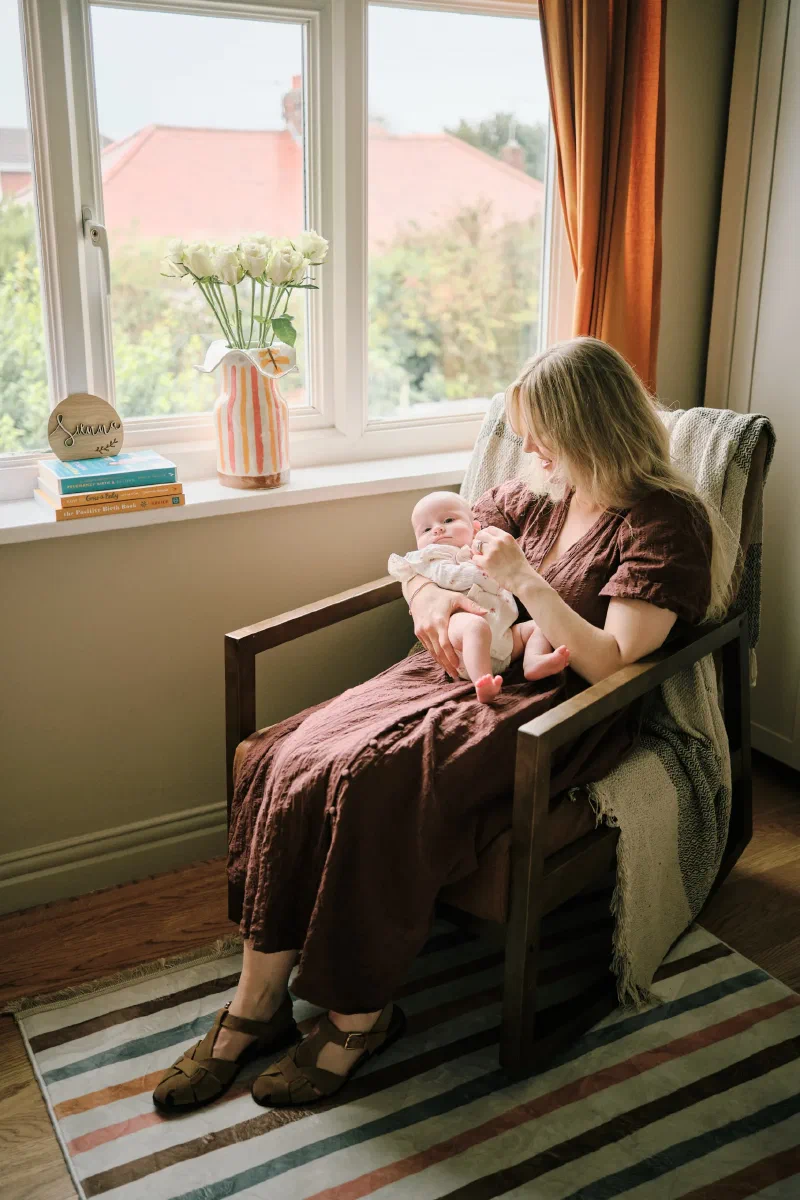 Natural newborn photography home in Ponteland Northumberland