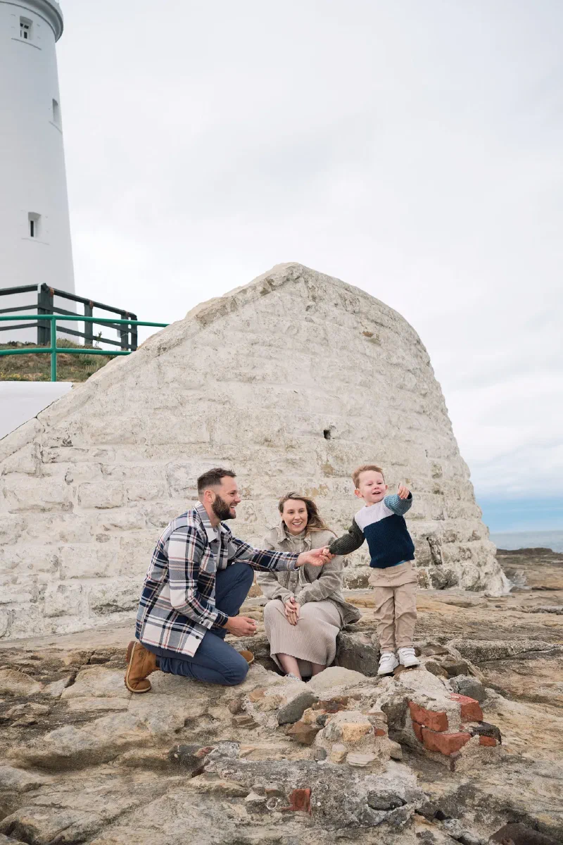 Maternity Photography St Mary&rsquo;s Lighthouse, Whitley Bay