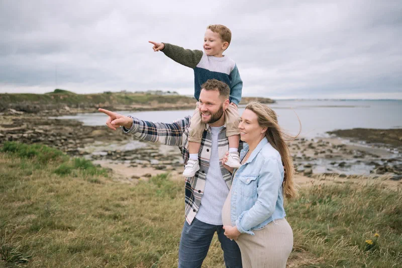 Maternity Photography St Mary&rsquo;s Lighthouse, Whitley Bay