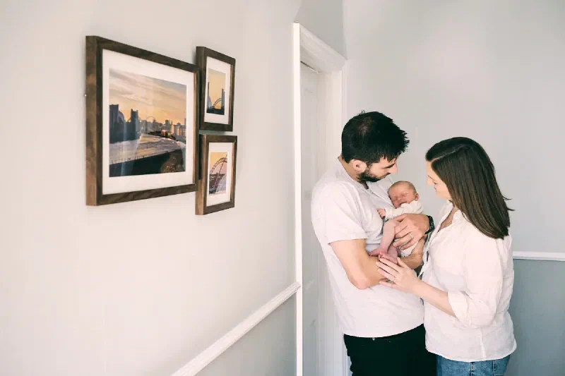 Natural Newborn Photography at Home in Tynemouth North East England