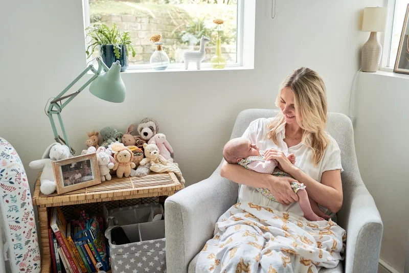Natural newborn photography session at home in Newcastle upon Tyne
